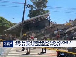Gempa M7,4 Mengguncang Kolombia, 111 Orang Tewas