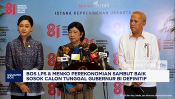 Para Pejabat Sambut Baik Calon Tunggal Gubernur BI Definitif