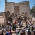 Suasana pasca gempa bumi, di Cali, Kolombia, Senin (10/8/2026). (REUTERS/Christian EscobarMora)