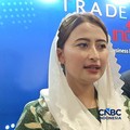 Wakil Menteri Perdagangan (Wamendag) Dyah Roro Esti Widya Putri dalam acara Indonesia F&B Trade Promotion Forum di Auditorium Kemendag, Jakarta, Selasa (11/8/2026). (CNBC Indonesia/Martyasari Rizky)