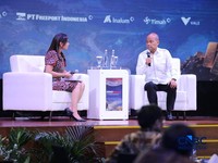 Chief Technology Officer Danantara, Sigit Puji Santosa menyampaikan pemaparan dalam Mindialogue dengan tema Komoditas untuk Negeri: Strategi Penguatan Cadangan Mineral untuk Stabilitas dan Kedaulatan Ekonomi RI di Jakarta, Rabu (12/8/2026). (CNBC Ind