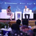 Chief Technology Officer Danantara, Sigit Puji Santosa menyampaikan pemaparan dalam Mindialogue dengan tema Komoditas untuk Negeri: Strategi Penguatan Cadangan Mineral untuk Stabilitas dan Kedaulatan Ekonomi RI di Jakarta, Rabu (12/8/2026). (CNBC Ind