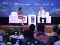 Chief Technology Officer Danantara, Sigit Puji Santosa menyampaikan pemaparan dalam Mindialogue dengan tema Komoditas untuk Negeri: Strategi Penguatan Cadangan Mineral untuk Stabilitas dan Kedaulatan Ekonomi RI di Jakarta, Rabu (12/8/2026). (CNBC Ind