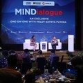 Deputi Bidang Hilirisasi Investasi Strategis Kemengerian Investasi dan Hilirisasi / BKPM, Heldy Satrya Putera menyampaikan pemaparan dalam Mindialogue dengan tema Komoditas untuk Negeri: Strategi Penguatan Cadangan Mineral untuk Stabilitas dan Kedaul