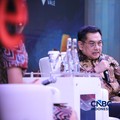 Deputi Bidang Hilirisasi Investasi Strategis Kemengerian Investasi dan Hilirisasi / BKPM, Heldy Satrya Putera menyampaikan pemaparan dalam Mindialogue dengan tema Komoditas untuk Negeri: Strategi Penguatan Cadangan Mineral untuk Stabilitas dan Kedaul