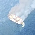 Penampakan Kapal KM Putri Yasmin Terbakar di Laut, Bawa 130 Penumpang