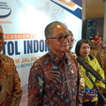 Menteri Pekerjaan Umum (PU) Dody Hanggodo dalam FGD Asosiasi Jalan Tol Indonesia di Jakarta, Rabu (12/8/2026). (CNBC Indonesia/Martyasari Rizky)