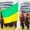 Pasukan Pengibar Bendera Nusantara tengah mempersiapkan diri untuk menyambut Hari Ulang Tahun (HUT) ke-81 Republik Indonesia. (Instagram/ikn_id)