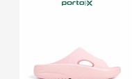 Porto X - Verner Blush Pink Sandal Slide Recovery Premium Empuk Anti Slip Arch Support