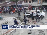 Update Gempa M 7,4 Kolombia, 224 Orang Tewas