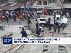 Update Gempa M 7,4 Kolombia, 224 Orang Tewas