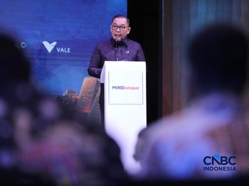 Wakil Menteri Investasi dan Hilirisasi/Wakil Kepala BKPM, Todotua Pasaribu saat menyampaikan pemaparan dalam Mindialogue dengan tema Komoditas untuk Negeri: Strategi Penguatan Cadangan Mineral untuk Stabilitas dan Kedaulatan Ekonomi RI di Jakarta, Ra