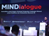 Wakil Menteri Investasi dan Hilirisasi/Wakil Kepala BKPM, Todotua Pasaribu saat menyampaikan pemaparan dalam Mindialogue dengan tema Komoditas untuk Negeri: Strategi Penguatan Cadangan Mineral untuk Stabilitas dan Kedaulatan Ekonomi RI di Jakarta, Ra