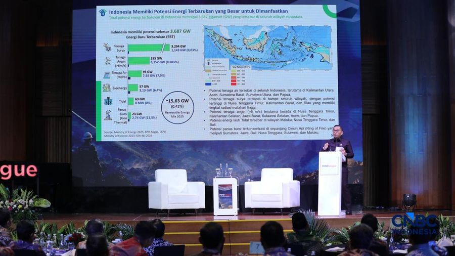 Wakil Menteri Investasi dan Hilirisasi/Wakil Kepala BKPM, Todotua Pasaribu saat menyampaikan pemaparan dalam Mindialogue dengan tema Komoditas untuk Negeri: Strategi Penguatan Cadangan Mineral untuk Stabilitas dan Kedaulatan Ekonomi RI di Jakarta, Ra