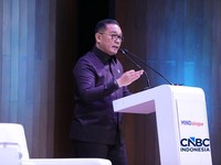Wakil Menteri Investasi dan Hilirisasi/Wakil Kepala BKPM, Todotua Pasaribu saat menyampaikan pemaparan dalam Mindialogue dengan tema Komoditas untuk Negeri: Strategi Penguatan Cadangan Mineral untuk Stabilitas dan Kedaulatan Ekonomi RI di Jakarta, Ra