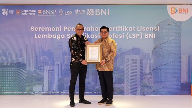 BNI Perkuat Tata Kelola SDM lewat LSP dan Sertifikasi ISO