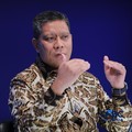 Chief Economist PT Bank Negara Indonesia (Persero) Tbk, Leo Putra Rinaldy menyampaikan pemaparan dalam Power Lunch di Jakarta, Kamis (13/8/2026). (CNBC Indonesia/Tri Susilo)