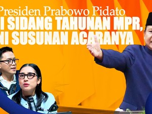 Presiden Prabowo Pidato di Sidang Tahunan MPR, Ini Susunan Acaranya