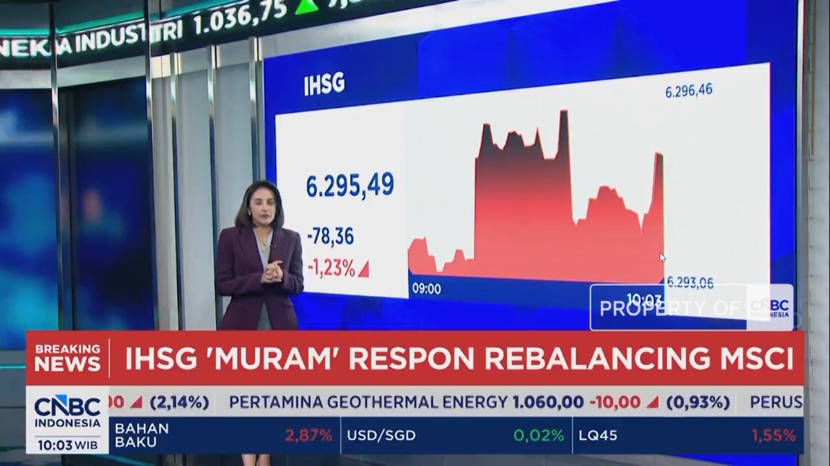 Video: Hasil Rebalancing MSCI Dirilis, IHSG Anjlok Lebih Dari 1%