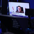 Kepala Eksekutif Pengawas Perbankan OJK, Dian Ediana Rae menyampaikan pemaparan melalui zoom meeting dalam Digital Banking Forum 2026 di Jakarta, Kamis (13/8/2026). (CNBC Indonesia/Tri Susilo)