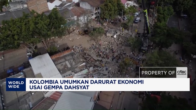 Video: Kolombia Umumkan Darurat Ekonomi Usai Gempa Dahsyat
