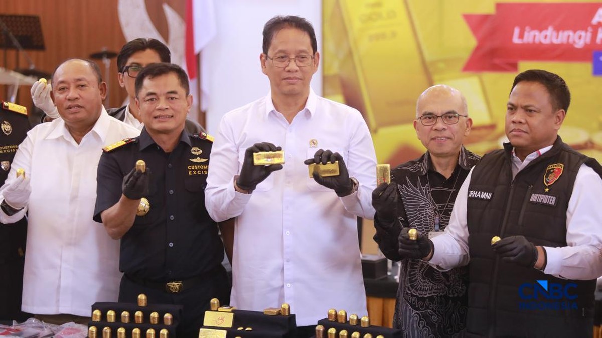 Bea Cukai Gagalkan Ekspor Emas Ilegal 24 Kg, 7 WN China Ditangkap