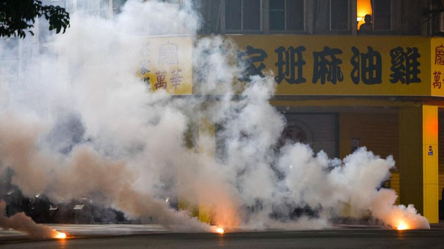 Latihan nan merupakan bagian dari latihan militer tahunan Han Kuang di Taipei< taiwam, Kamis (13/8/2026). (REUTERS/Ann Wang)