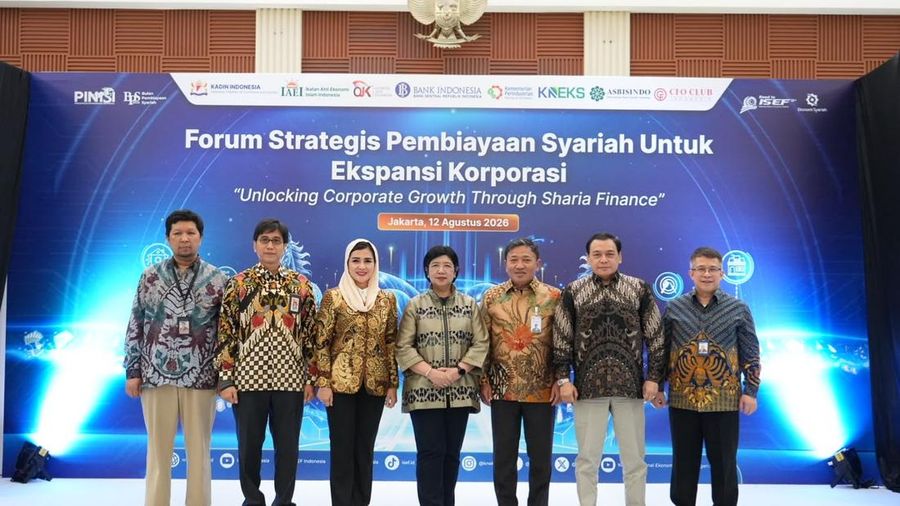 Pejabat Gubernur Sementara Bank Indonesia, Destry Damayanti, dalam Forum Strategis Pembiayaan Syariah untuk Ekspansi Korporasi bertema Unlocking Corporate Growth Through Sharia Finance" di Jakarta (12/8).