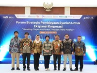 Pejabat Gubernur Sementara Bank Indonesia, Destry Damayanti, dalam Forum Strategis Pembiayaan Syariah untuk Ekspansi Korporasi bertema Unlocking Corporate Growth Through Sharia Finance" di Jakarta (12/8).
