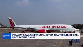 Pesawat Bawa 145 Penumpang Tiba-Tiba Terjun 300 Kaki, Pilot Positif Ganja