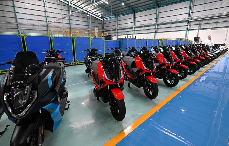 Presiden Prabowo Subianto saat acara pluncuran Motor Listrik Nasional (Molinas) pada Kamis (13/8/2026). (Dok. Sekretariat Presiden)