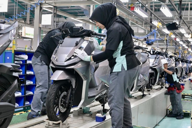 Presiden Prabowo Subianto saat acara pluncuran Motor Listrik Nasional (Molinas) pada Kamis (13/8/2026). (Dok. Sekretariat Presiden)
