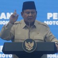 Presiden Prabowo Subianto saat acara pluncuran Motor Listriokm Nasional (Molinas) pada Kamis (13/8/2026). ((YouTube/Sekretariat Presiden)