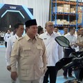 Presiden Prabowo Subianto saat acara pluncuran Motor Listriokm Nasional (Molinas) pada Kamis (13/8/2026). ((YouTube/Sekretariat Presiden)