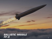 Rudal balistik FP-9 buatan startup Ukraina. (Dok. firepoint.technology)