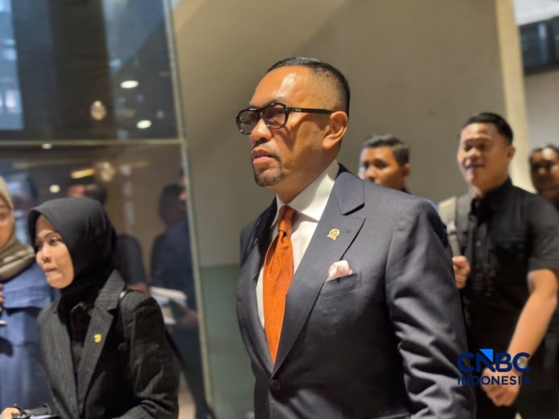 Presiden RI Prabowo Subianto saat tiba di acara Sidang Tahunan MPR dan Sidang Bersama DPR dan DPD dalam Rangka HUT ke-81 RI di Gedung Nusantara, Kompleks Parlemen Senayan, Jakarta Pusat, Jumat (14/8/2026). (CNBC Indonesia/Muhammad Sabki)