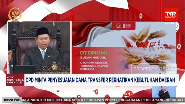 Video: DPD Minta Penyesuaian Dana Transfer Perhatikan Kebutuhan Daerah