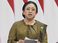 Ketua DPR RI, Puan Maharani menyampaikan pidato di Gedung Nusantara, Kompleks Parlemen Senayan, Jakarta Pusat, Jumat (14/8/2026). (YouTube/Sekretariat Presiden)