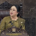 Ketua DPR RI, Puan Maharani menyampaikan sambutan di Gedung Nusantara, Kompleks Parlemen Senayan, Jakarta Pusat, Jumat (14/8/2026). (YouTube/Sekretariat Presiden)