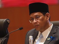 Menteri Keuangan Purbaya Yudhi Sadewa dan Menteri Koordinator Bidang Perekonomian, Airlangga Hartarto saat  Konferensi pers terkait RAPBN & Nota Keuangan Tahun Anggaran 2027 di Aula Cakti Buddhi Bakti, kantor pusat Direktorat Jenderal Pajak Kementeri