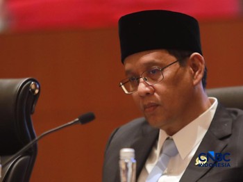 Menteri Keuangan Purbaya Yudhi Sadewa dan Menteri Koordinator Bidang Perekonomian, Airlangga Hartarto saat  Konferensi pers terkait RAPBN & Nota Keuangan Tahun Anggaran 2027 di Aula Cakti Buddhi Bakti, kantor pusat Direktorat Jenderal Pajak Kementeri