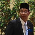 Menteri Keuangan Purbaya Yudhi Sadewa memberi pemaparan saat  Konferensi pers terkait RAPBN & Nota Keuangan Tahun Anggaran 2027 di Aula Cakti Buddhi Bakti, kantor pusat Direktorat Jenderal Pajak Kementerian Keuangan, Jakarta Selatan, Jumat (14/8/2026