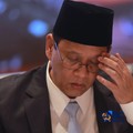 Menteri Keuangan Purbaya Yudhi Sadewa memberi pemaparan saat  Konferensi pers terkait RAPBN & Nota Keuangan Tahun Anggaran 2027 di Aula Cakti Buddhi Bakti, kantor pusat Direktorat Jenderal Pajak Kementerian Keuangan, Jakarta Selatan, Jumat (14/8/2026
