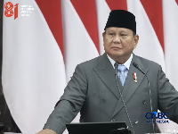 Pidato Presiden Prabowo Subianto saat Sidang Tahunan MPR dan Sidang Bersama DPR dan DPD, Jumat (14/8/2026). (Tangkapan layar youtube Setpres RI)