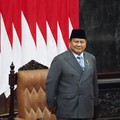 Pidato Presiden Prabowo Subianto saat Sidang Tahunan MPR dan Sidang Bersama DPR dan DPD, Jumat (14/8/2026). (REUTERS/Stringer)