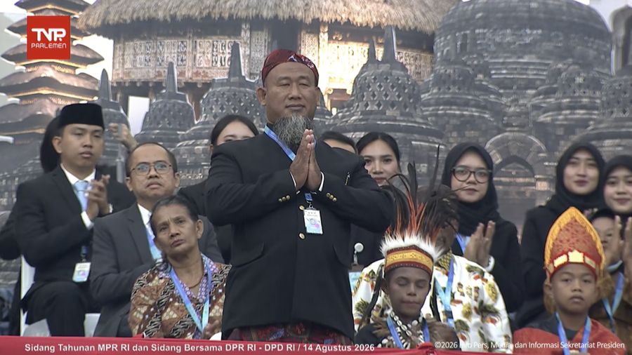 Pidato Presiden Prabowo Subianto saat Sidang Tahunan MPR dan Sidang Bersama DPR dan DPD, Jumat (14/8/2026). (Tangkapan layar youtube Setpres RI)