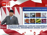 Prabowo Beberkan Capaian Swasembada Pangan 8 Komoditas, Swasembada Daging Sapi 5 Tahun Lagi