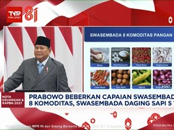 Prabowo Beberkan Capaian Swasembada Pangan 8 Komoditas, Swasembada Daging Sapi 5 Tahun Lagi