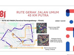 Ada Gerak Jalan 45 Kilometer di Karangasem, Truk Diimbau Cari Jalur Alternatif