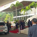 Wakil Presiden Gibran Rakabuming tiba di Sidang Tahunan MPR dan Sidang Bersama DPR dan DPD dalam Rangka HUT ke-81 RI di Gedung Nusantara, Kompleks Parlemen Senayan, Jakarta Pusat, Jumat (14/8/2026). (CNBC Indonesia/Martya Rizky)